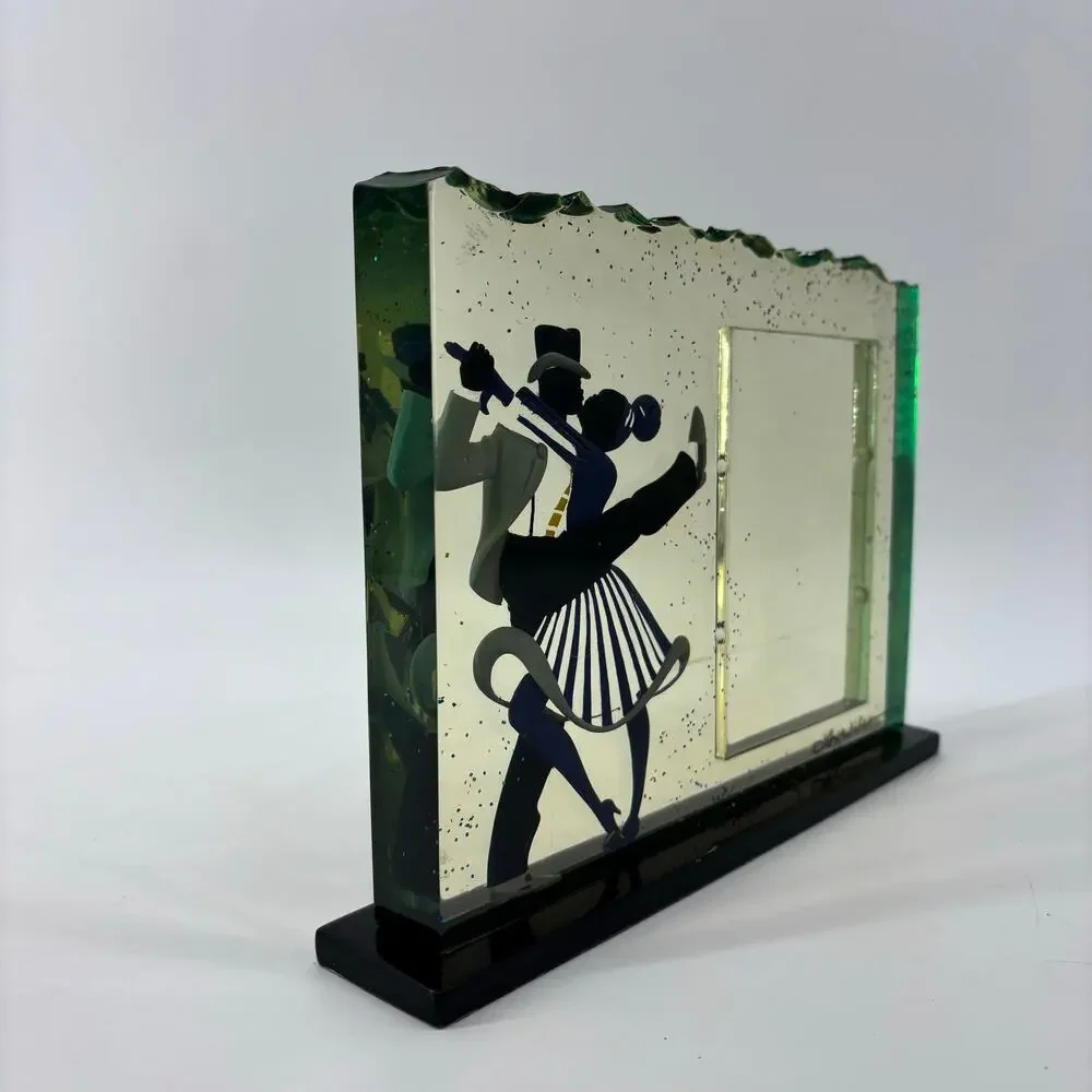 Rhythem by Ty Wilson Lindy Hop No. 6145 Picture Frame Dancers 3D Lucite